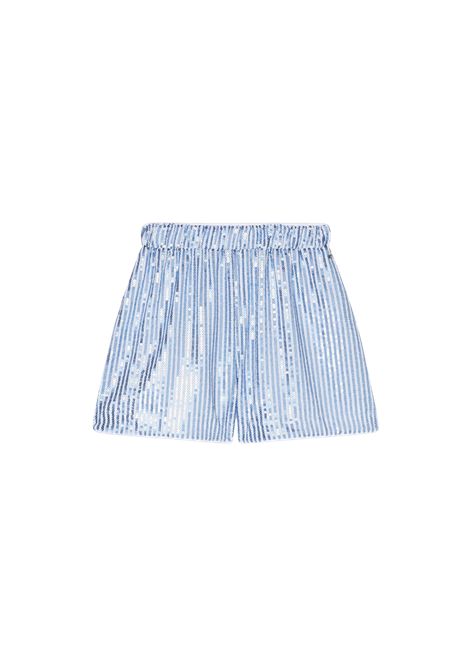 Shorts a righe con paillettes ARMANI EXCHANGE | Short | XW002084 AF21299M0057